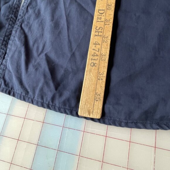 Lauren Ralph Lauren Skirt Large Navy Blue Maxi Slits Lyocell Pull On Beach Cozy - Picture 9 of 10